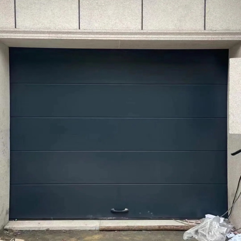 Sunnysky American Style Glass Garage Door Tilt up Vertical Aluminum Garage Door Bi Fold Flush Mount Sectional Garage Doors