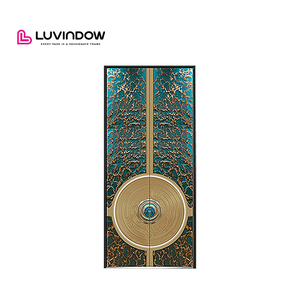 Modern Design Heavy Duty Aluminum Alloy Entrance Door