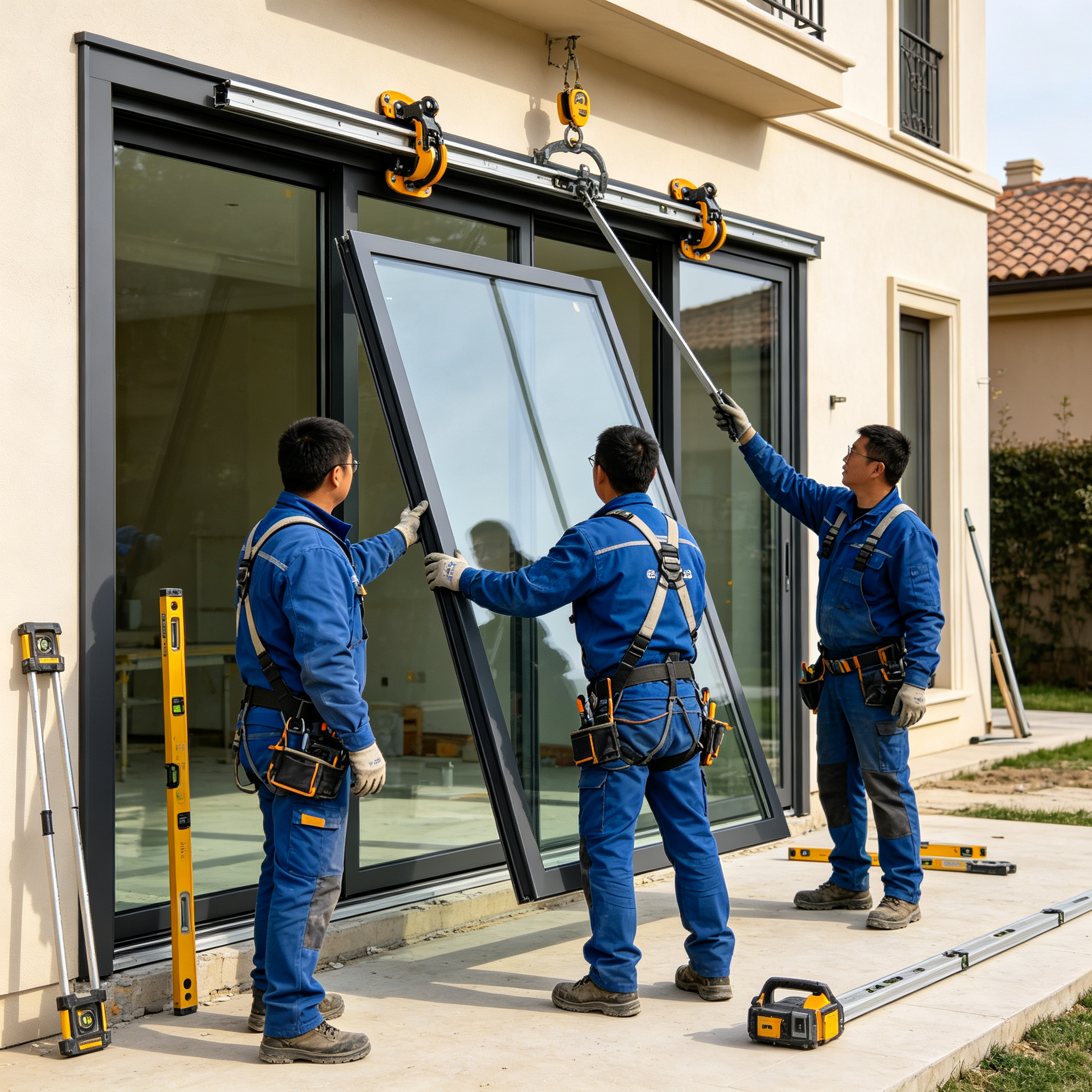 120 Series Heavy Duty Aluminum Lift Sliding Door Double Glazed Tempered Glass Large Panel Patio OEM ODM Factory Direct