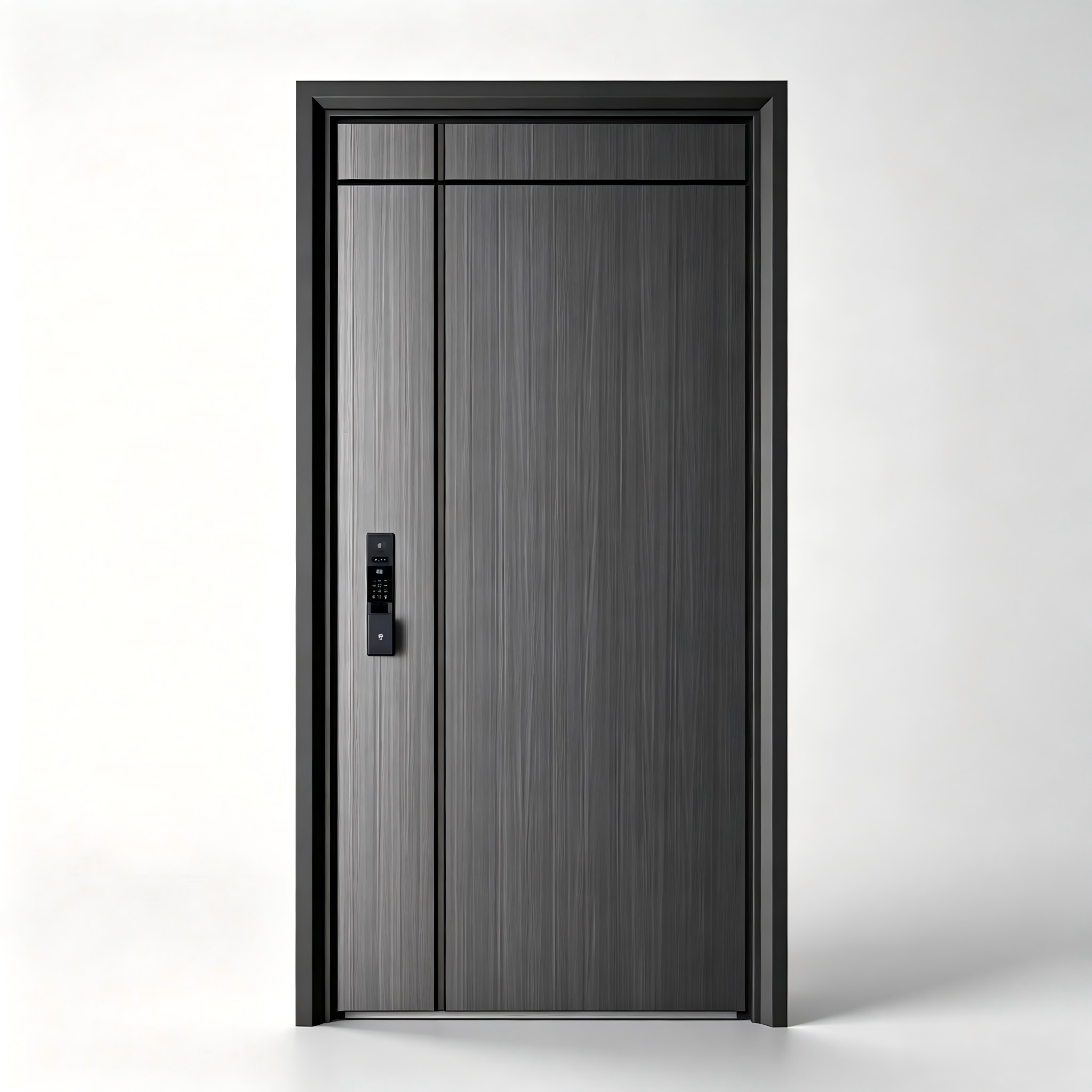 Luxury Cast Aluminum Carved Entry Door Grand Villa Entrance Thermal Break Anti Theft Fingerprint Lock Tempered Glass Custom OEM