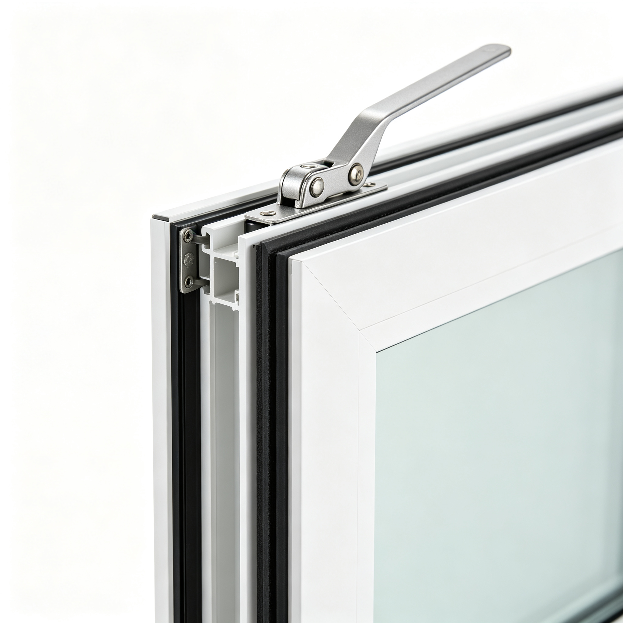 Thermal Break Aluminum Alloy Awning Window Top Hinged Double Glazed Glass Ventilation Design Victorian Living Room Use
