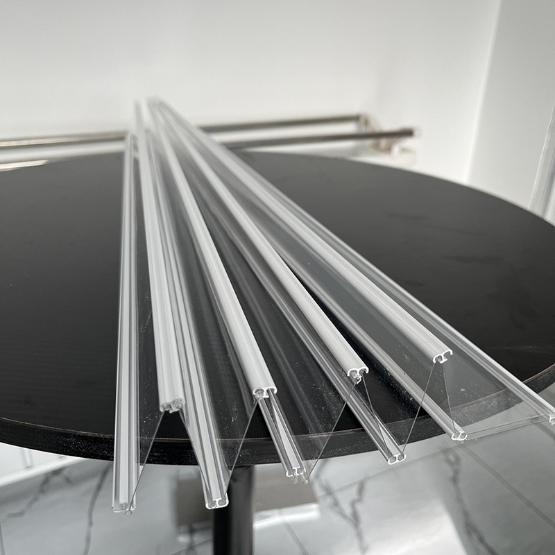 Transparent Acrylic PC Crystal Board Bi Fold Door Folding Sliding Invisible Telescopic Door for Balcony Living Room Bathroom