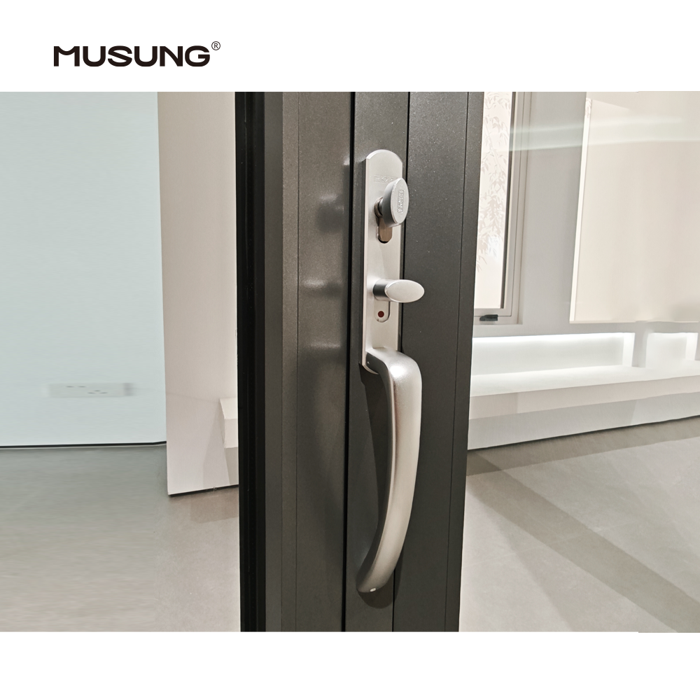 Aluminum Folding Patio Doors Exterior Accordion Bifold Door For Balcony Outdoor Design