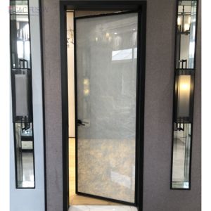 Modern Design Thermal Break Tempered Glass Exterior Aluminium Hinged Door French Casement Door