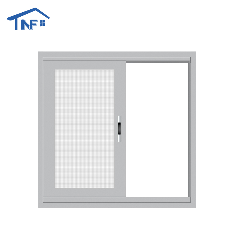 Custom NFRC AS2047 Thermal Break Aluminum Waterproof Double Tempered Low-e Glass Double Tempered Glass French Sliding Windows