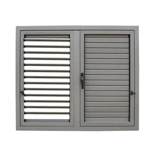 Customize Security Louver Aluminium Glass Jalousie Louvre windows Louvres Door Lists