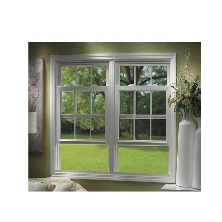 Best Selling Aluminum up and Down Soundproof Window with Grill Inserts Customizable Color 5 Year Warranty for Decorative House