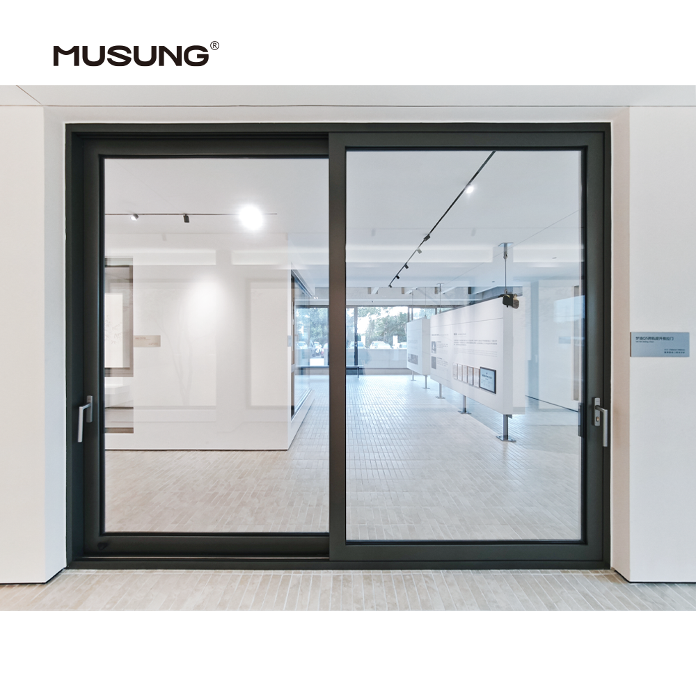 Residential House Commercial Heavy Duty Thermal Break Sliding Door Aluminum Lift And Slide Patio Glass Door