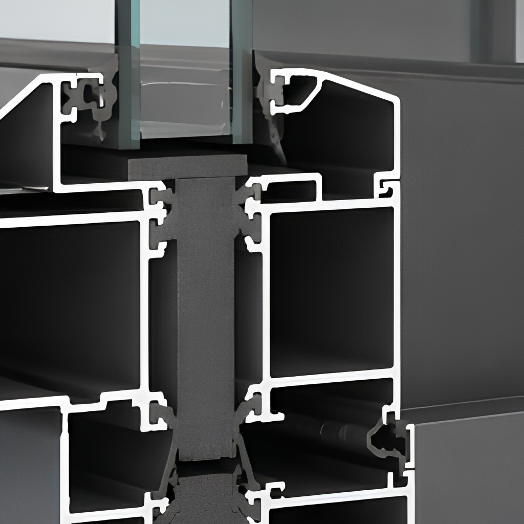 Thermal Break Aluminum Window Profile Modern Aluminum Frame Window for Residential and Commercial Construction
