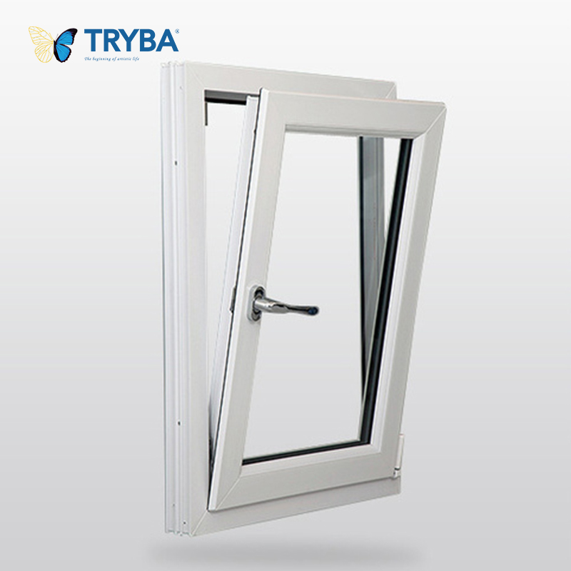 Modern NFRC German Hardware Double Pane Thermal Break Aluminium Frames Tilt and Turn Window for Villas