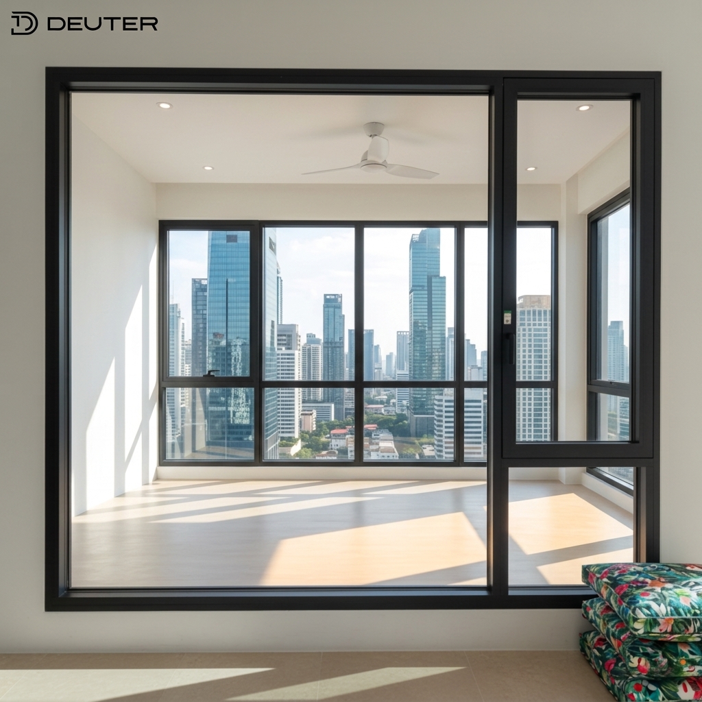 Aluminum Alloy Tilt Turn Window European Standard High Quality Thermal Break Window For Export To Global Market Places