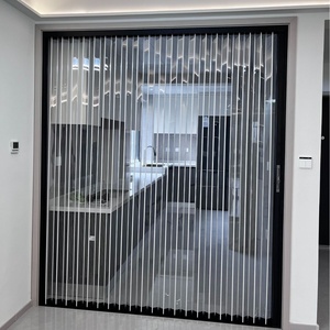 Transparent Acrylic PC Crystal Board Bi Fold Door
