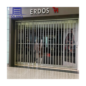 Commercial Mall Invisible Shopfront Aluminum Security Door