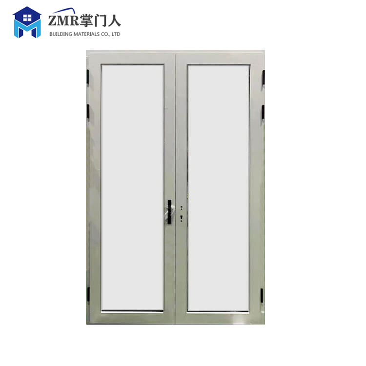 Modern Designed Aluminum Automatic Swing Door for Entry for Apartments Main Door with Fiberglass Mosquito Screen Netting
