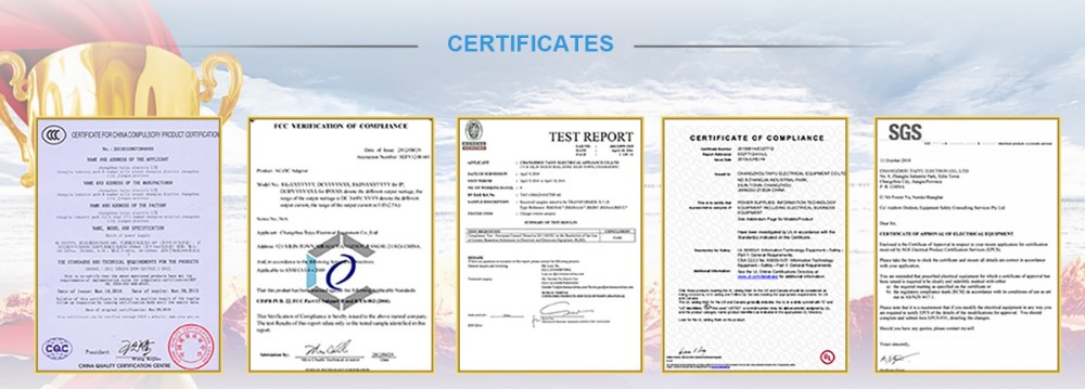 Certificates