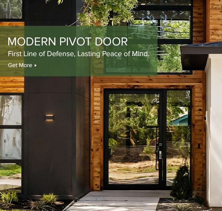 Modern Pivot Aluminum Door System