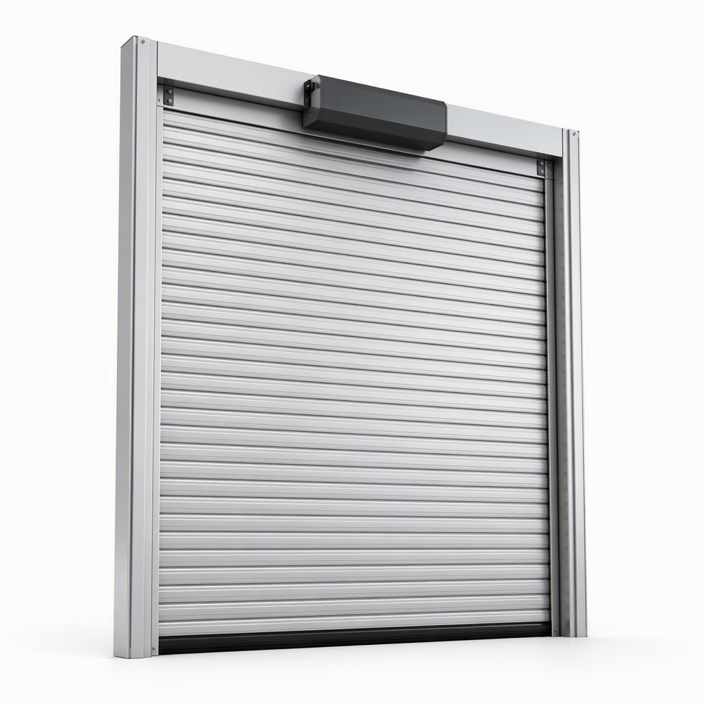Aluminum Roller Door Electric Rolling Shutter Door Industrial Garage Automatic Windproof Security Roll up Door