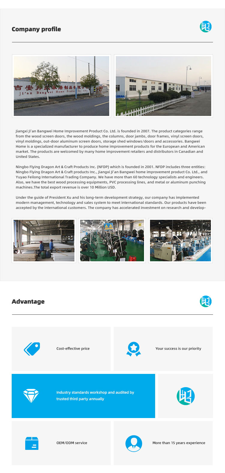 Square Window Specification Sheet