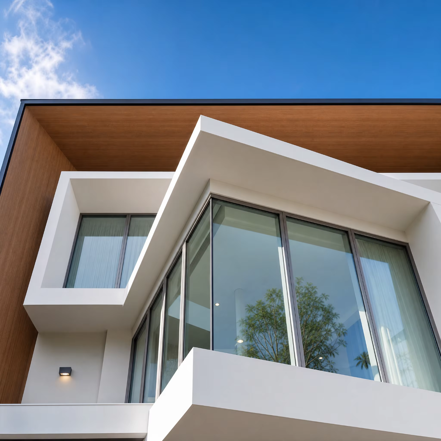 Aluminum Glass To Glass Corner Windows