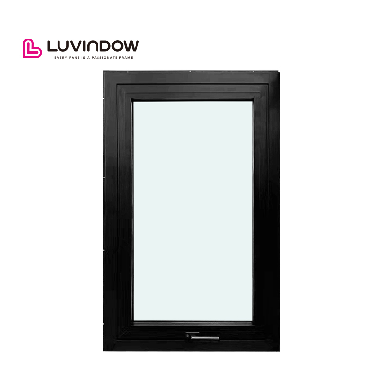 Low-E Coating Double Glass 10 Years Warranty Transom Ventilation Push Out Awning windows for Kitchen Toilet Small Bathroom
