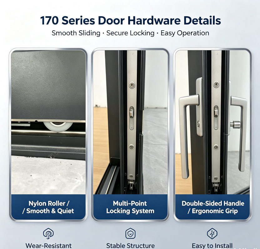 Aluminium Exterior Sliding Doors Heavy Duty Lift and Slide Door for Architectural Projects Custom Size OEM ODM CE Certified