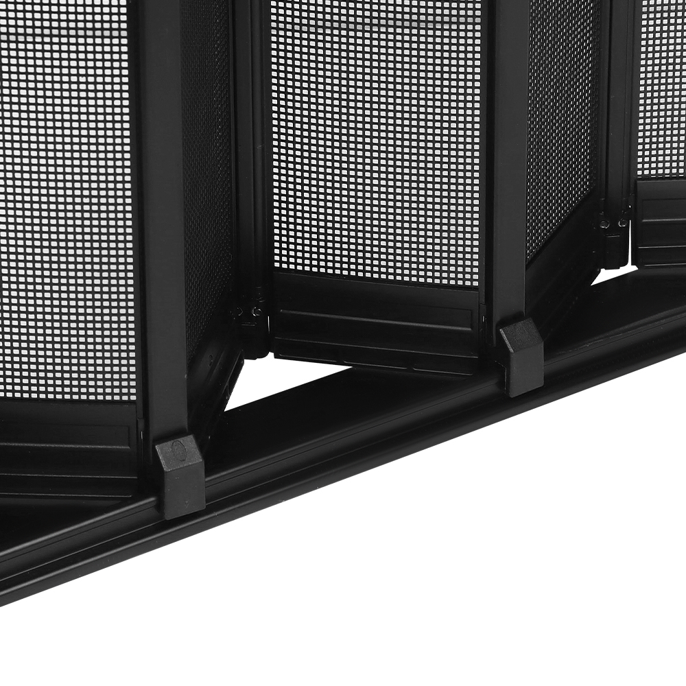 Modern Windows Doors Stacker Exterior Aluminum Sliding Doors With Security Screen Insect Resistant For Bedroom &amp; Living Room