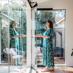 SZG Slim Frame Bulletproof Glass Sliding Partition Wall Door