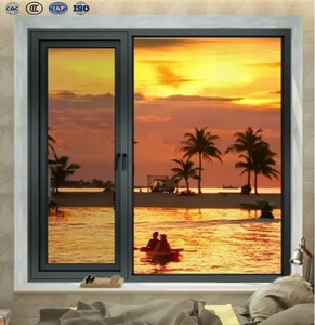 Modern Aluminum Soundproof Sliding Windows Thermal Break