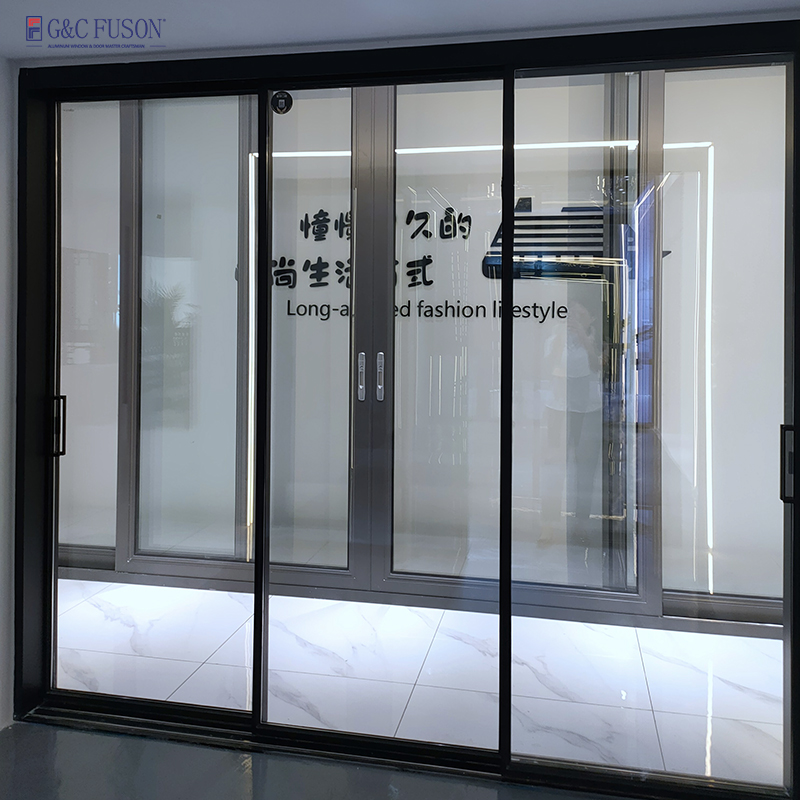 Wholesale High Quality Window Solution Manufacturer Door Aluminium Narrow Frame Sliding Door