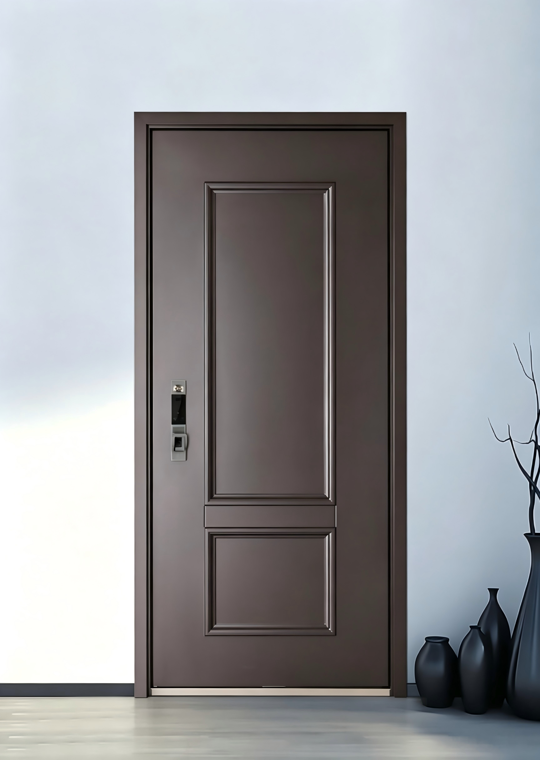 Aluminum Carved Door Exterior Double Front CNC Design Anti Theft Tempered Glass Waterproof Modern Luxury Villa Custom