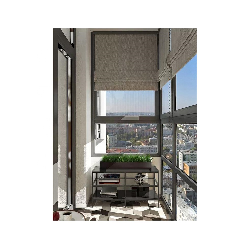 Fuson 780*1400 Aluminum Frame 10Mm Tempered Glass Unbreak Roof Window Automatic Electric Sliding Skylight Roof Window
