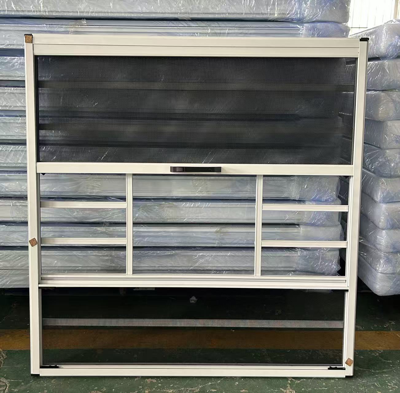 Factory Direct Aluminum Sliding Window With Security Grill And Mosquito Screen For Africa Residential &amp; Commercial Projects