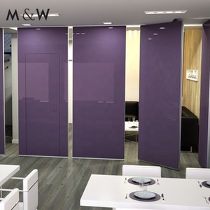 Operable Wall Sliding Partition Aluminium Frame