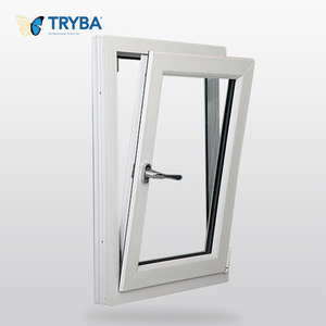 Modern NFRC German Hardware Double Pane Thermal Break Aluminium Frames Tilt and Turn Window for Villas