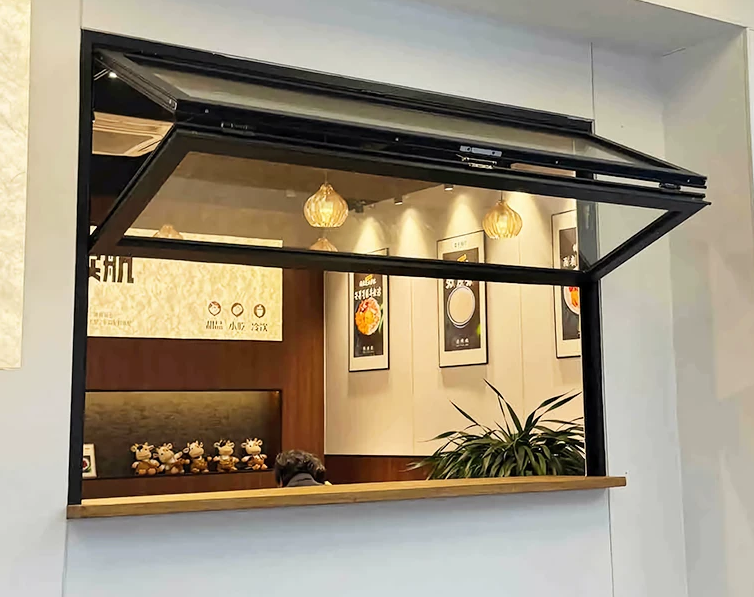 Aluminum Bifold Folding Window with Soundproof Glass Bi Fold Windows for Balcony