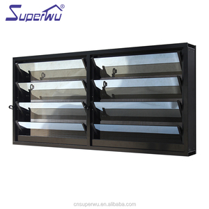 Australia Standard Aluminum Profile Glass Louvre Window