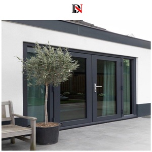 European Style Aluminum Frame Casement Door Modern German Crittal French Patio Glass Windows