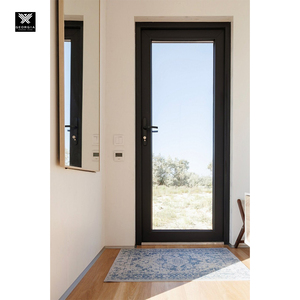 Thermal Break Aluminum Profile Patio Door Tempered Glass