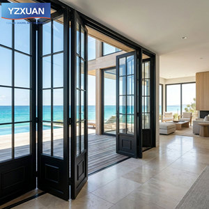 Luxury French Retro Aluminum Folding Glass Door