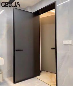 Metal Door Frame Modern Contemporary Aluminium Alloy Shower Casement Glass Door