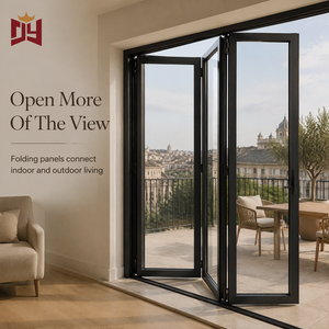 CE Certified Aluminium Slim Frame Bifold Door