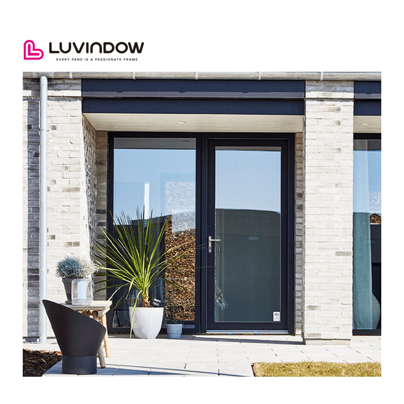 Customizable Thermal Break Soundproof Aluminum Doors for North American Builder