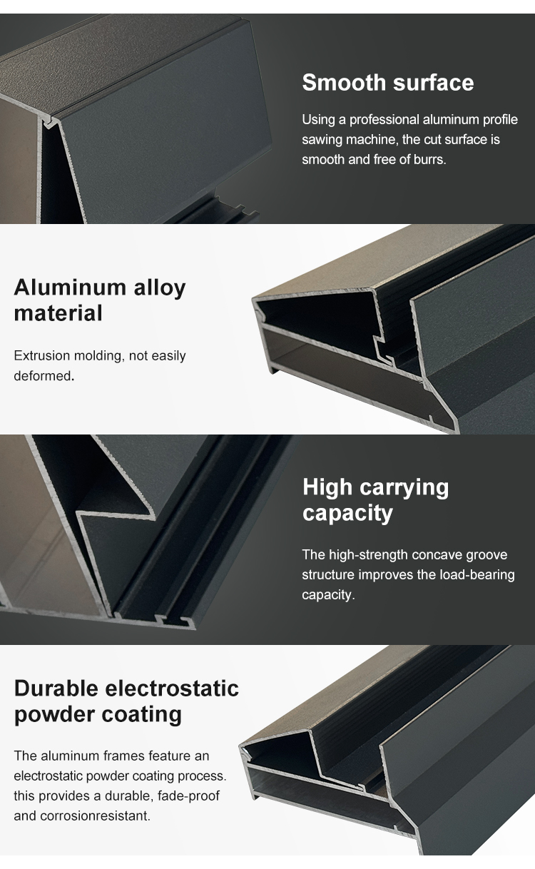 YAJI Brand Soundproof Windows Aluminum Profiles Aluminum Alloy Windows and Doors Supplier in Foshan City