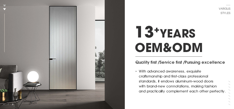 Modern Interior Bedroom Flush Frameless Door