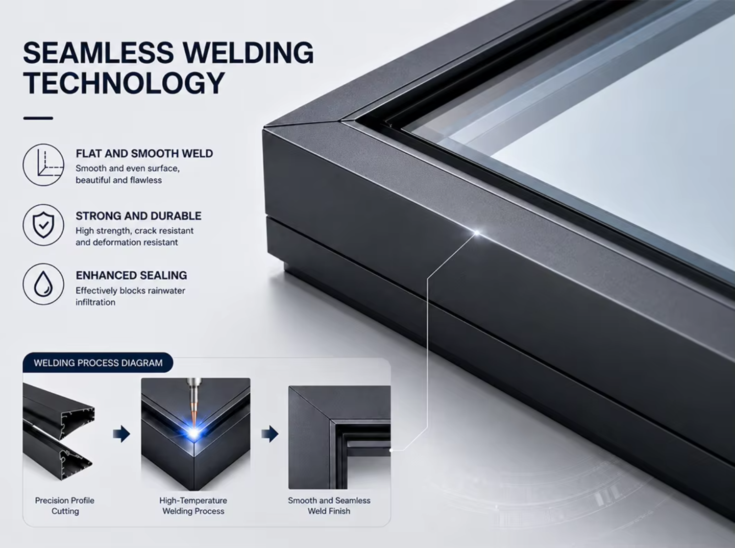 Seamless welding process