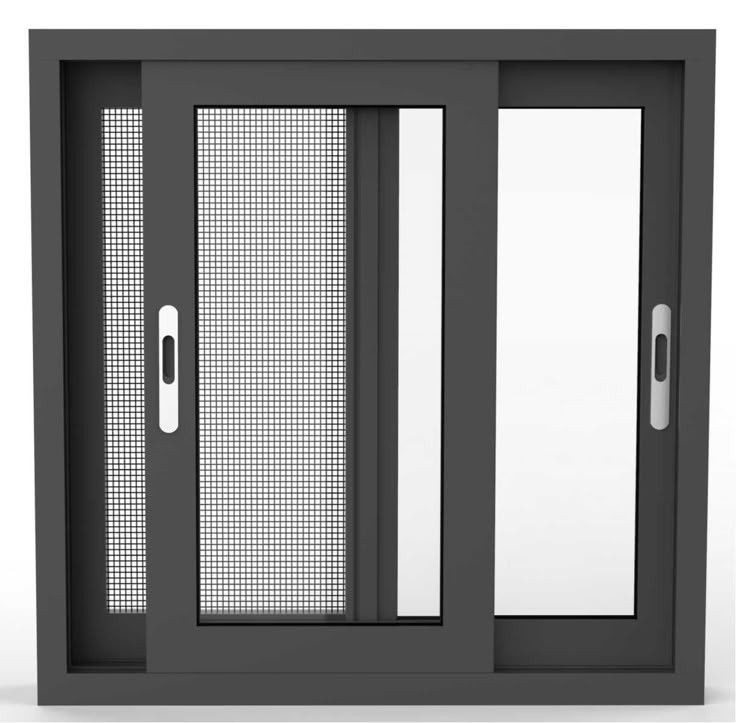 Wholesale's Price Ventilated Single-layer Glass Aluminum Sliding Windows for Home